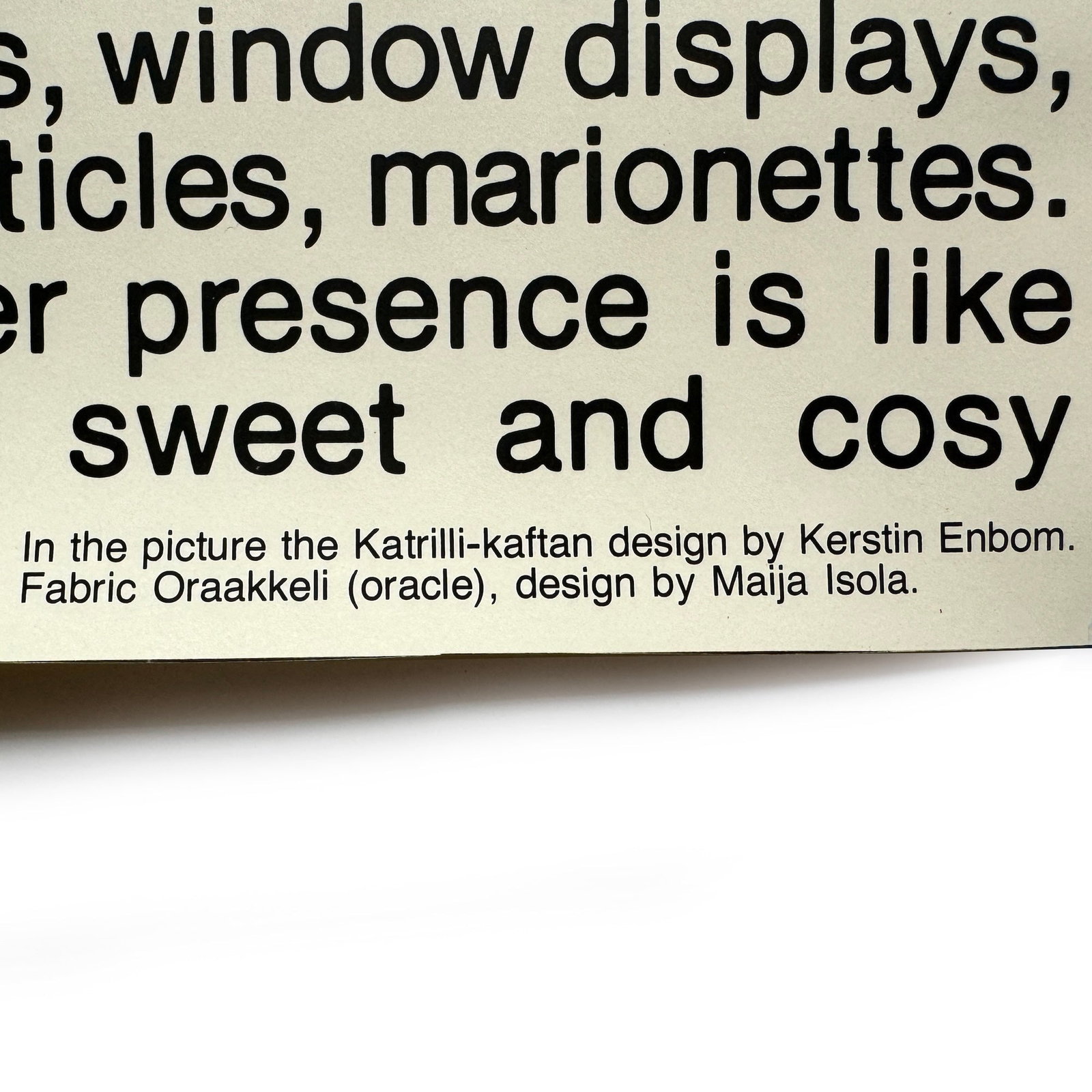 1970s 25th Anniversary Marimekko Poster with Kerstin Enbom - 4