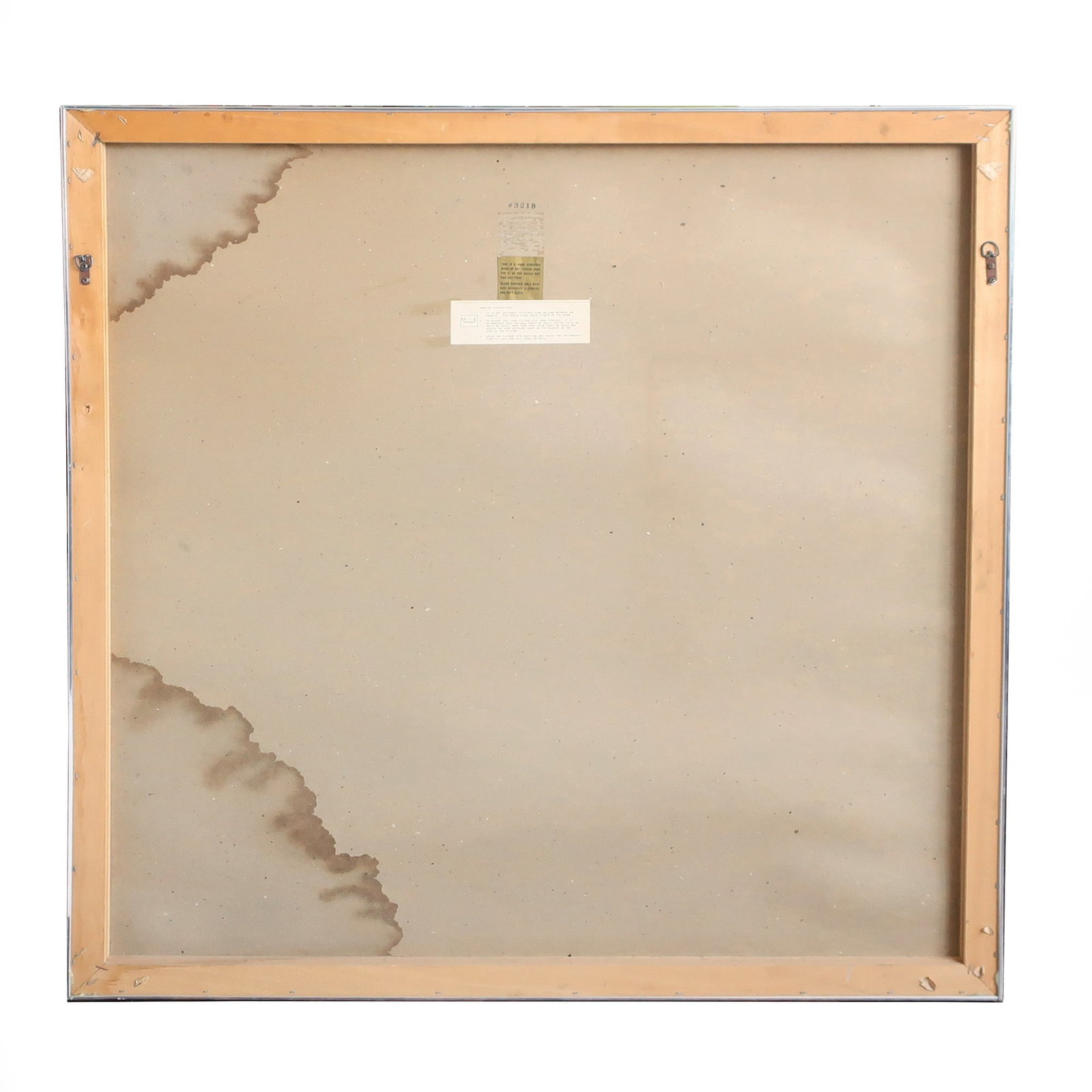 1970s Vintage Op Art Painted Mirror - 8