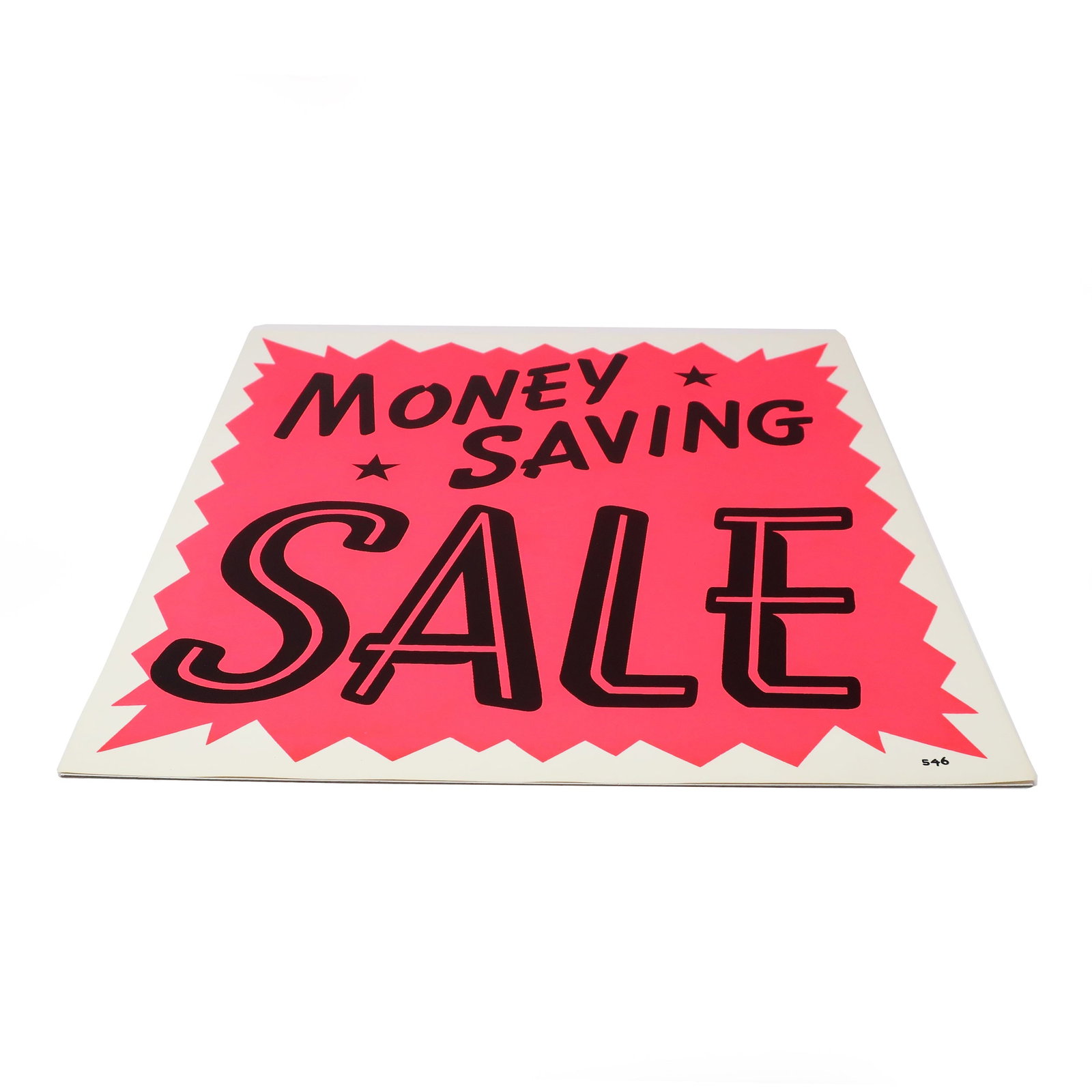 1960s Screen Printed "Money Saving Sale" Trade Sign - 3