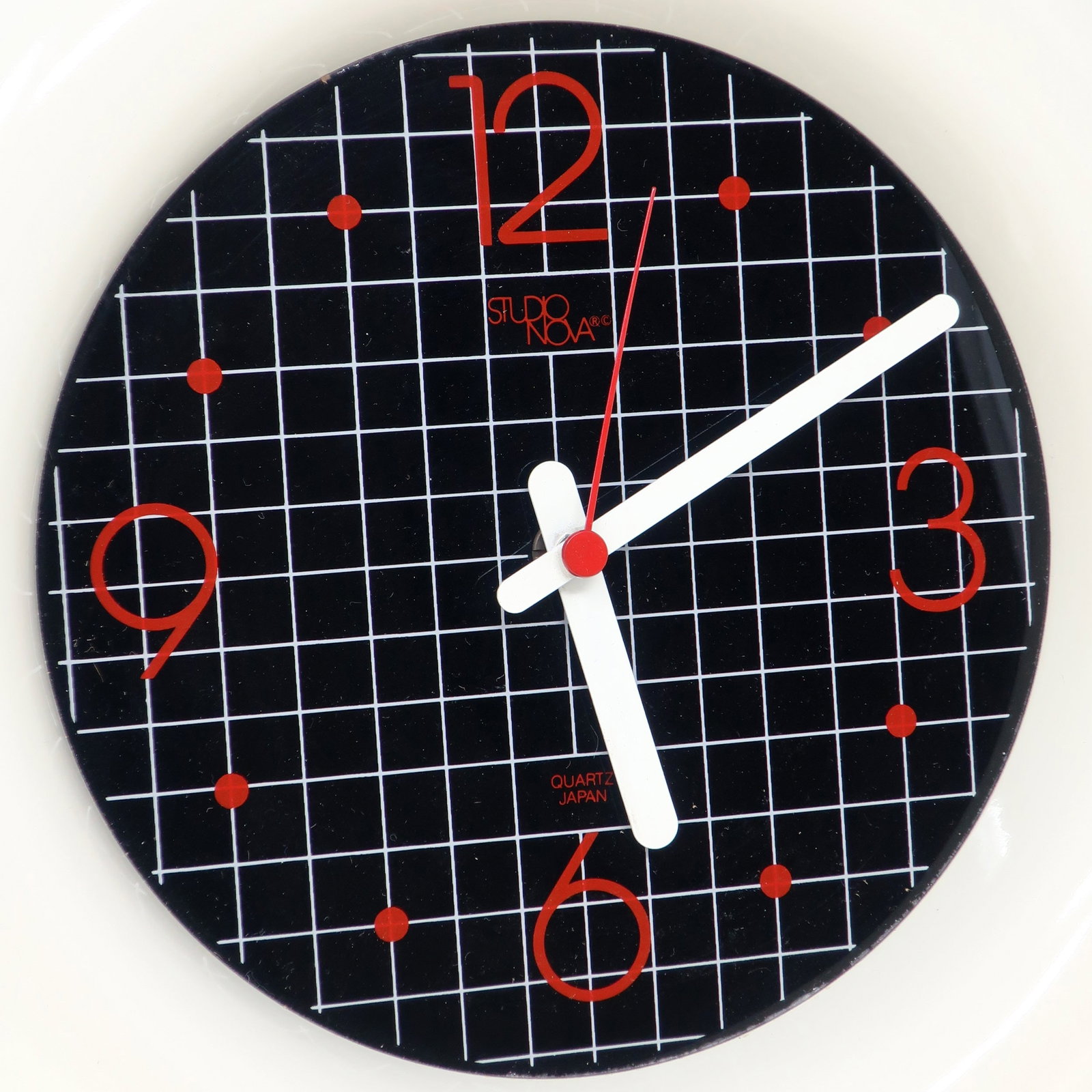 1980s Graphic Wall Clock by Studio Nova Japan - 2