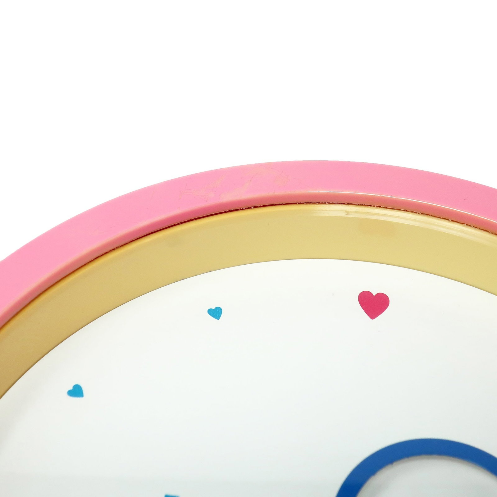 1980s Pink Heart Wall Clock by Lorenz - 5