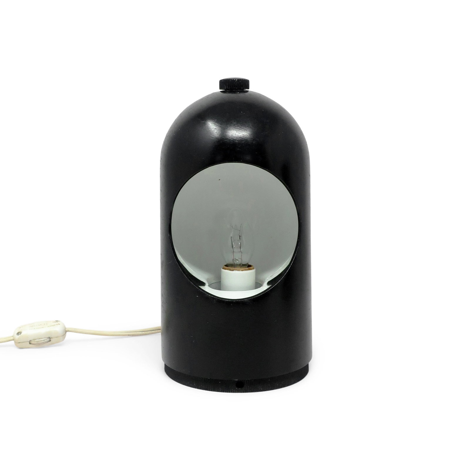 1970s Black Interplay 1 Table Lamp by Lightolier - 3
