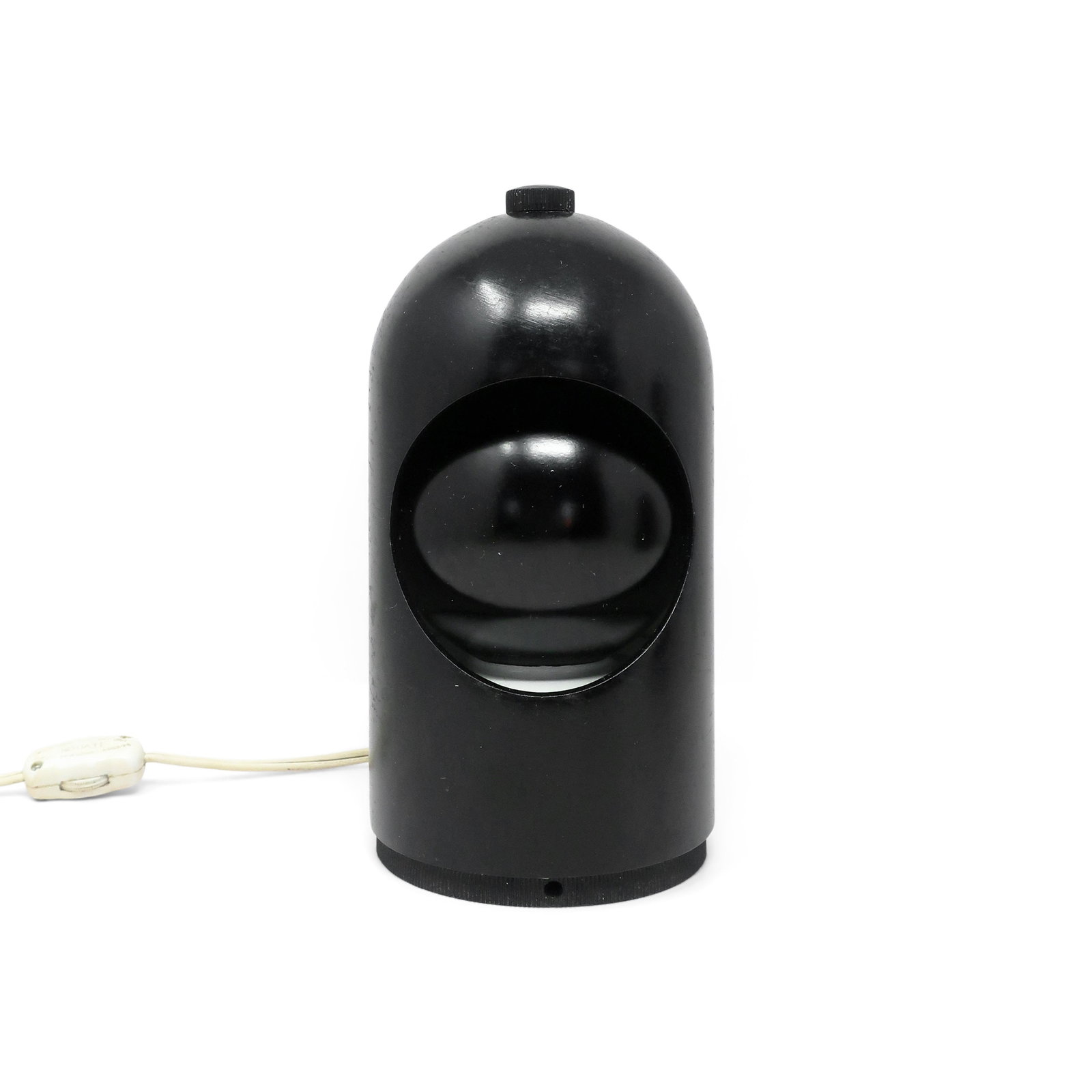 1970s Black Interplay 1 Table Lamp by Lightolier - 5