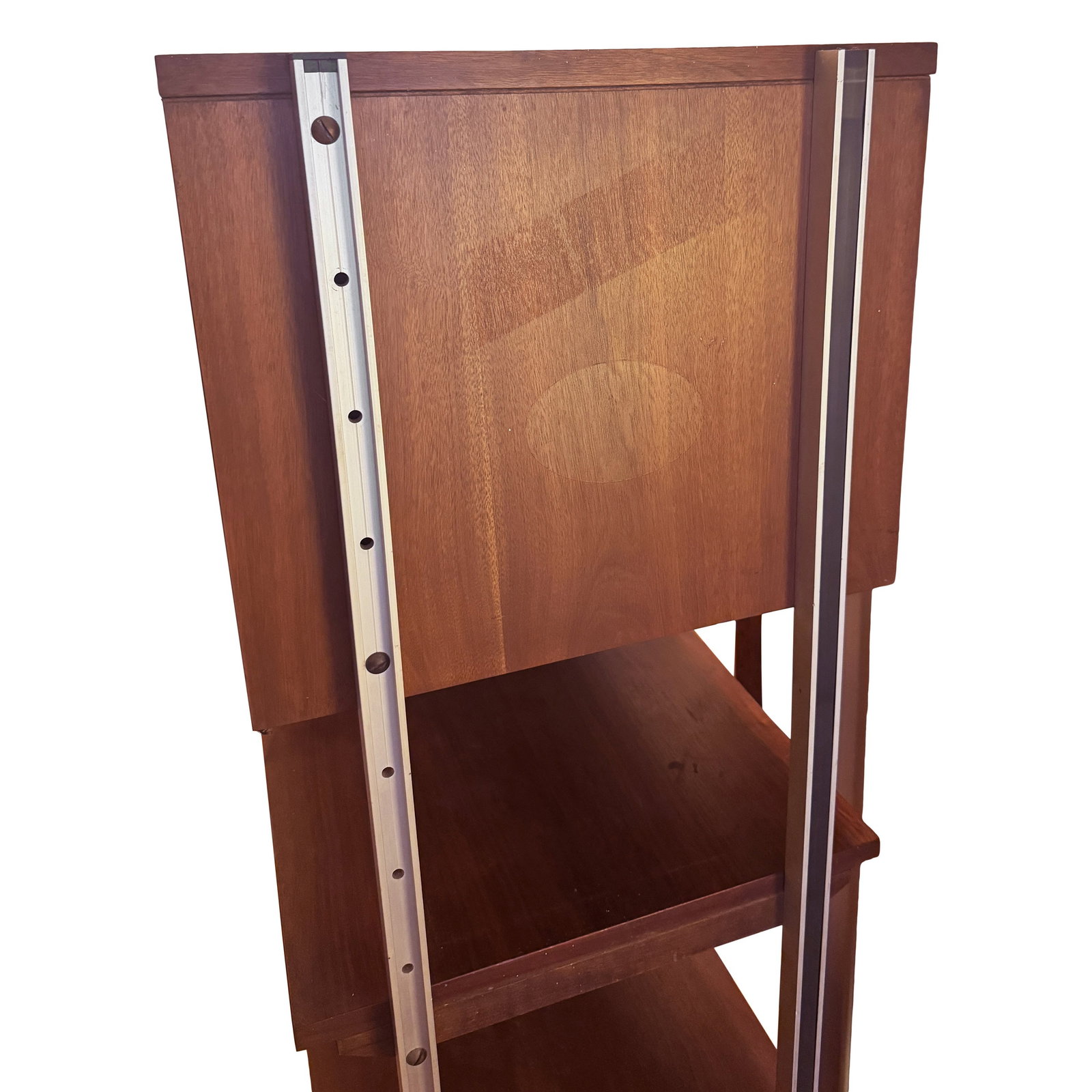 Pair of Mid Century Modern Walnut Wall Units by Stanley - 14