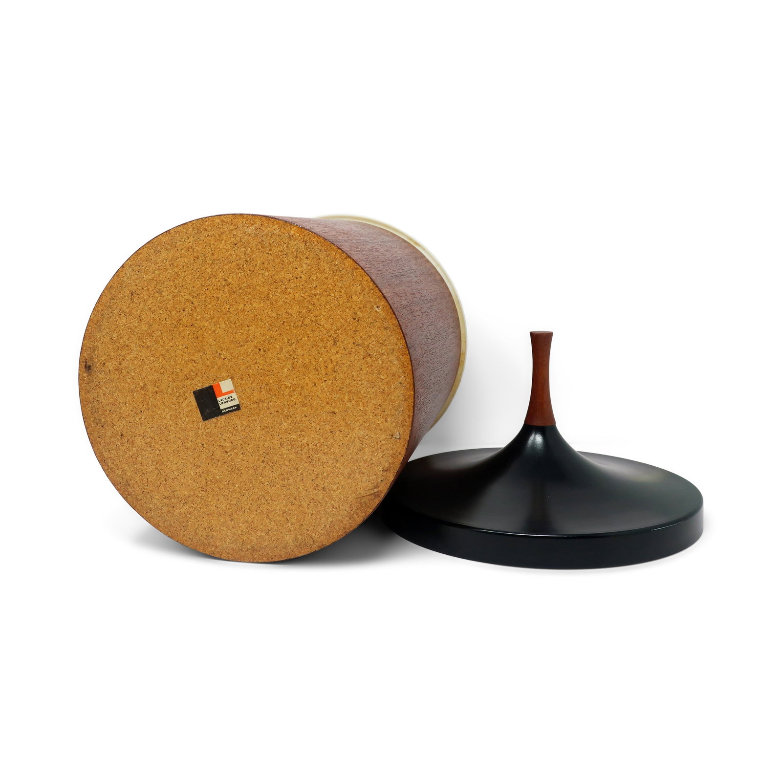 Danish Modern Teak & Plastic Ice Bucket by Laurids Lonborg - 7