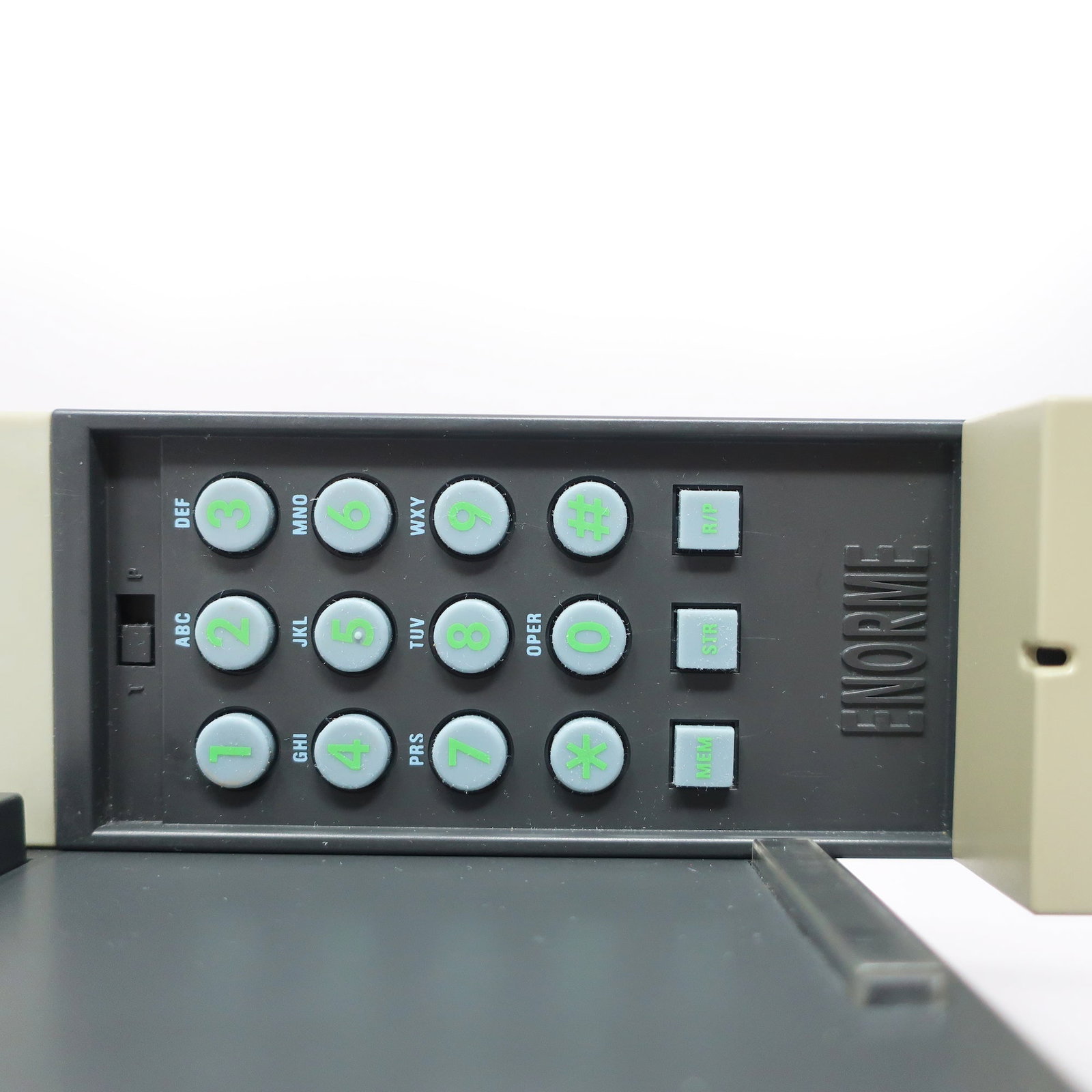 1986 Gray and Black Enorme Telephone by Ettore Sottsass for Enorme - 10
