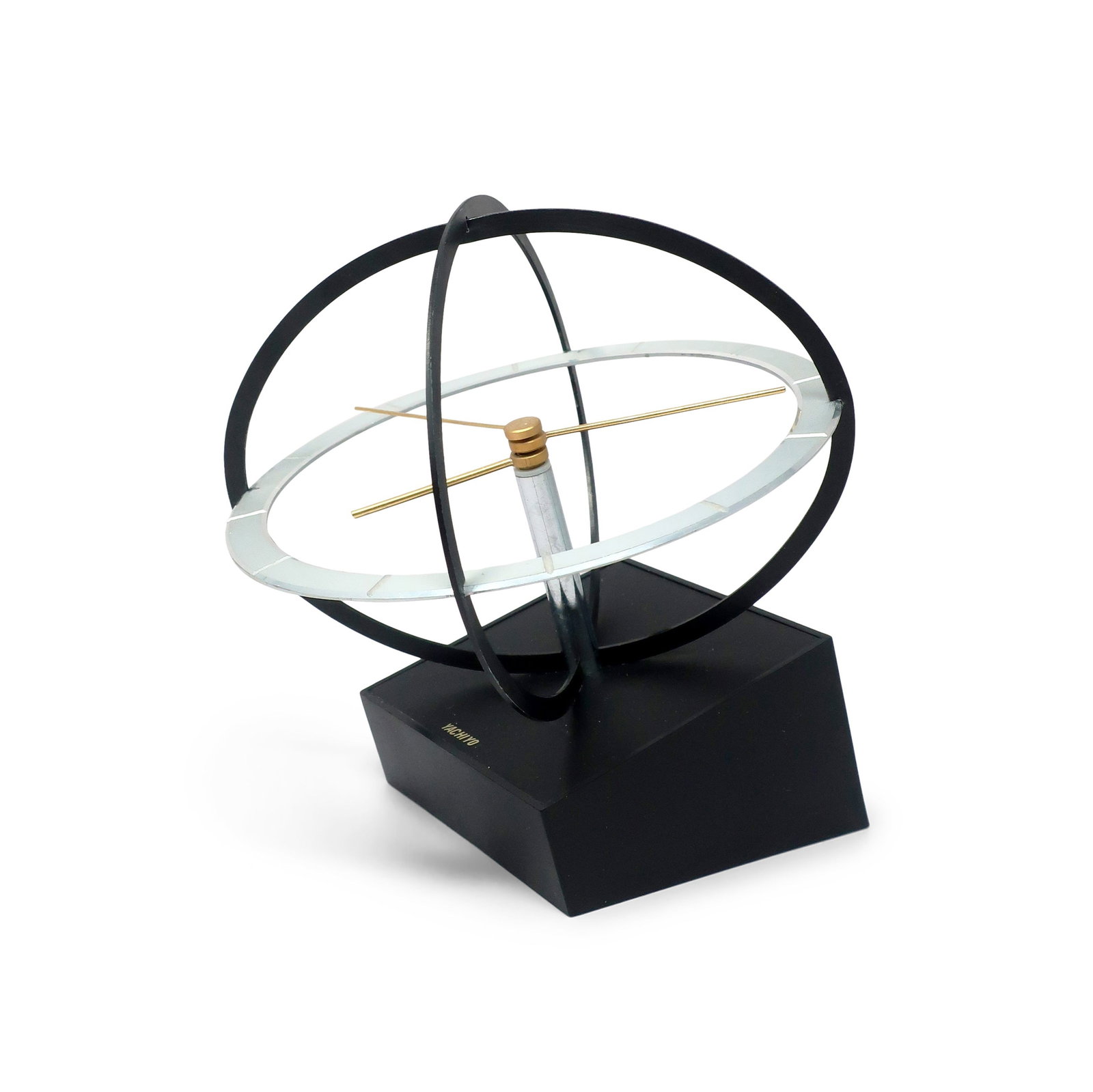 Mid-Century Modern Space Age Kinetic Desk Clock by Yachiyo - 2