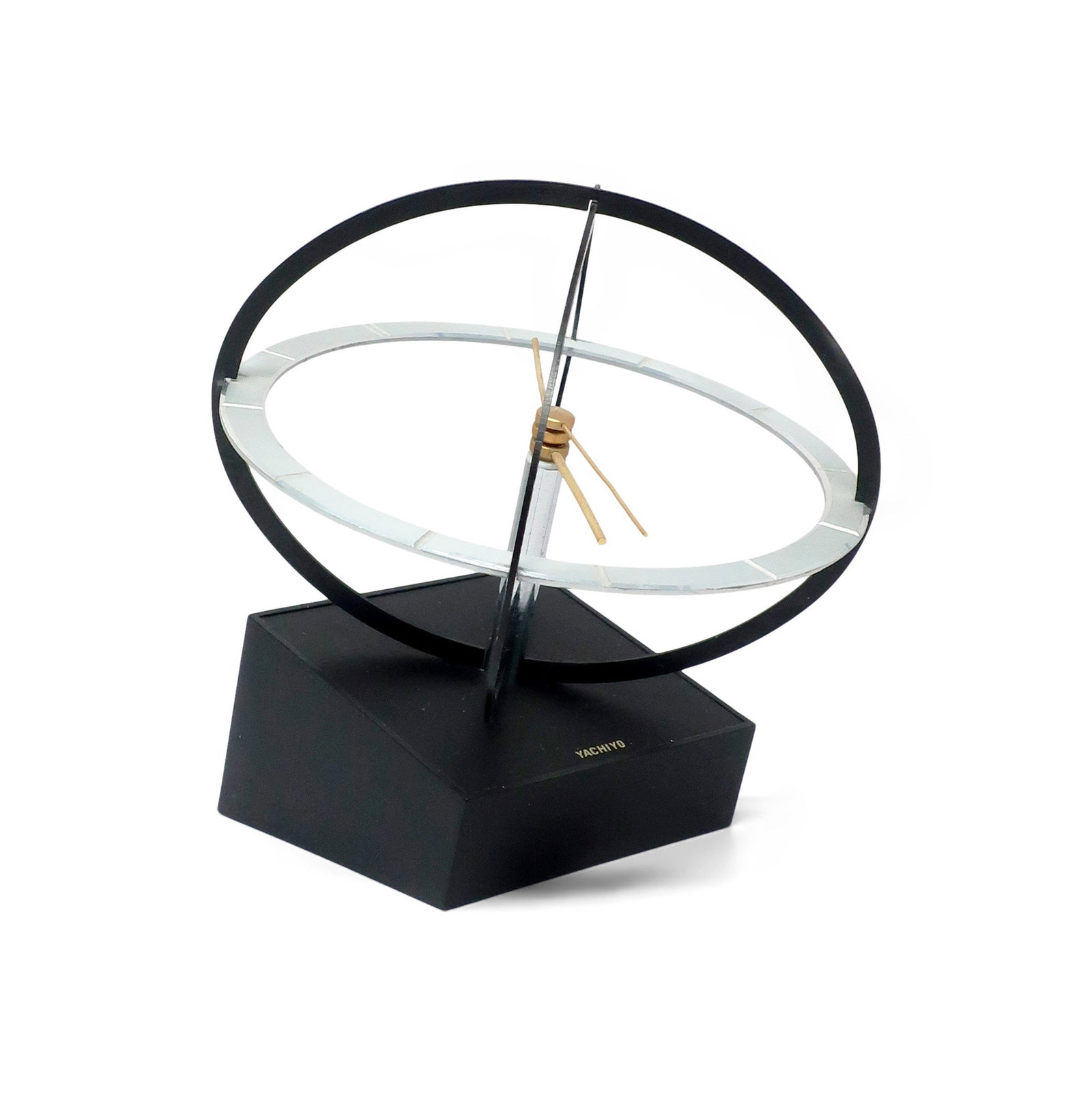 Mid-Century Modern Space Age Kinetic Desk Clock by Yachiyo - 3