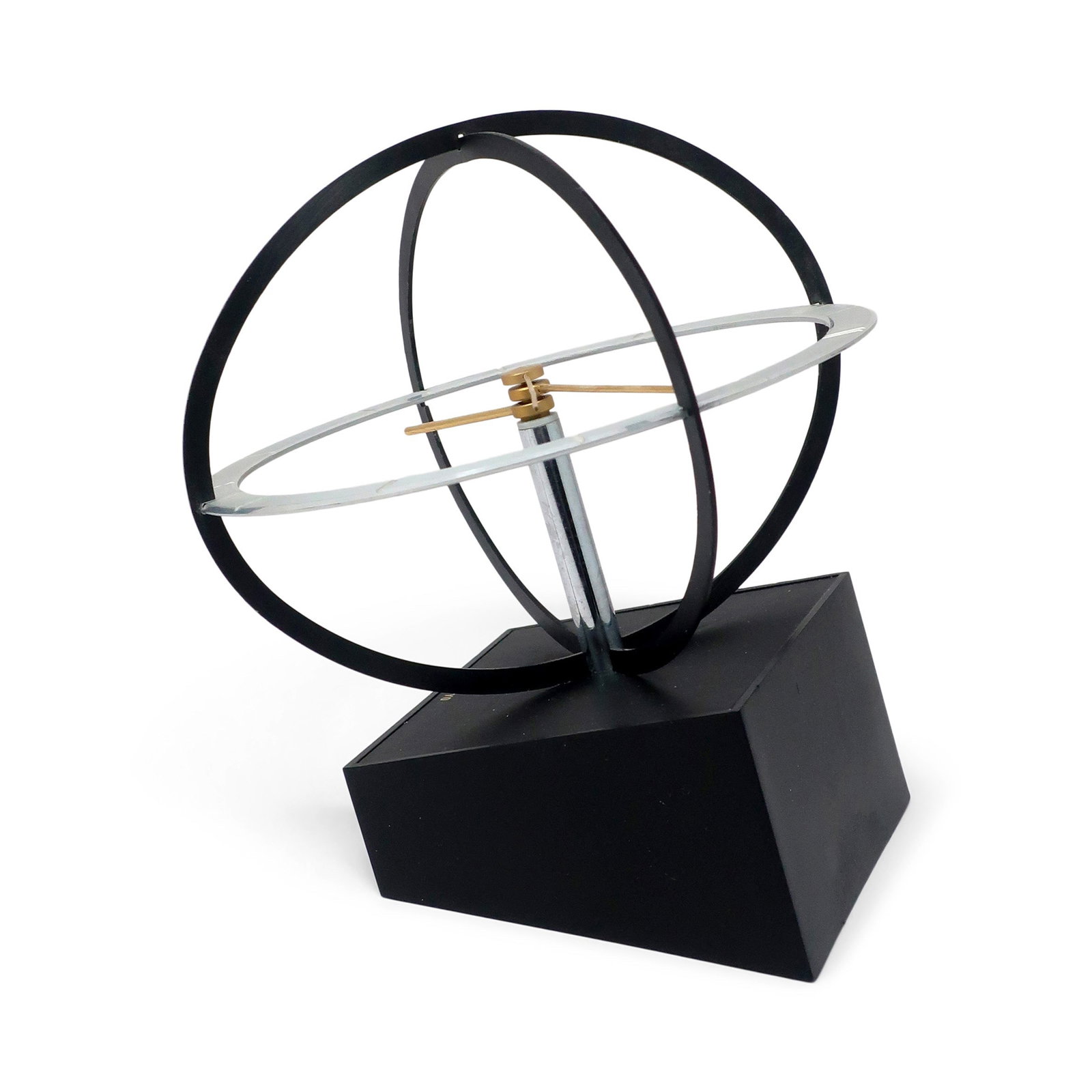 Mid-Century Modern Space Age Kinetic Desk Clock by Yachiyo - 4