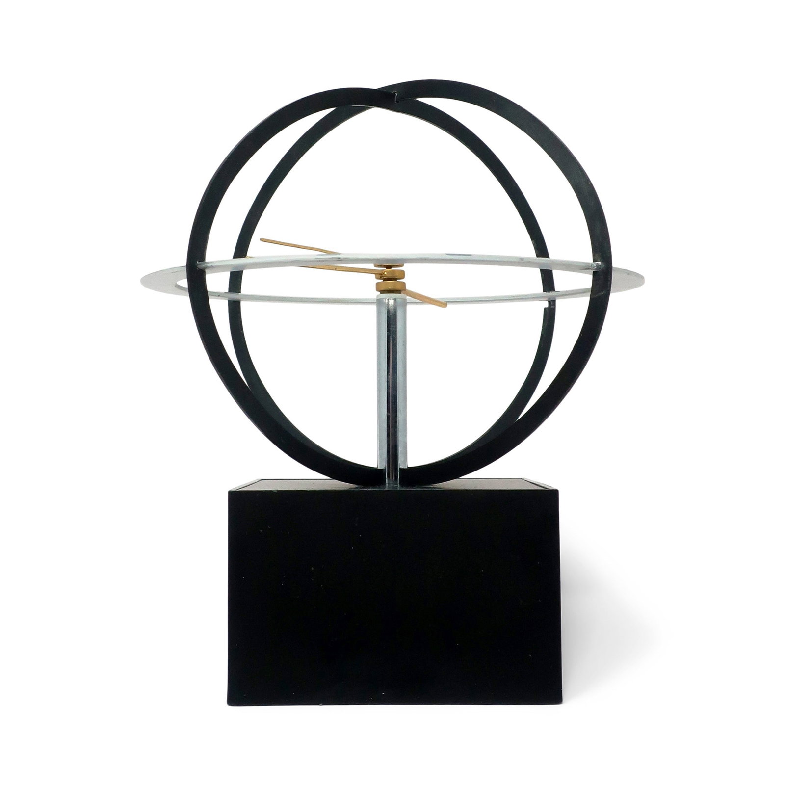 Mid-Century Modern Space Age Kinetic Desk Clock by Yachiyo - 5