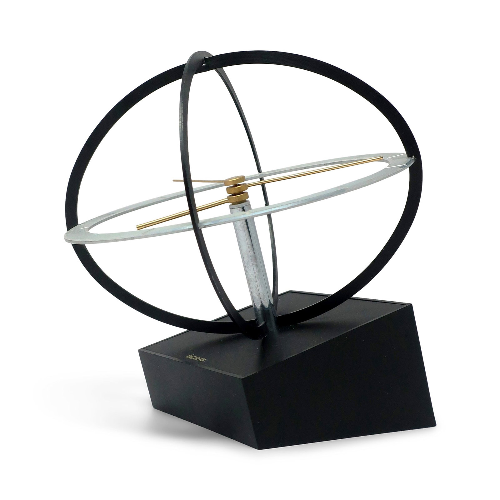Mid-Century Modern Space Age Kinetic Desk Clock by Yachiyo - 6