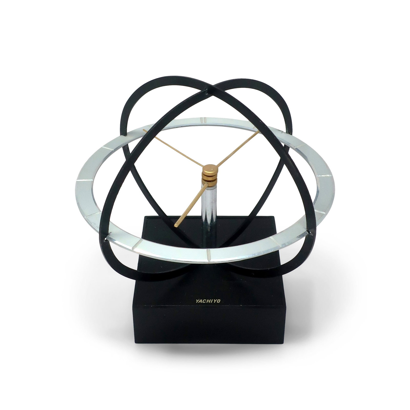 Mid-Century Modern Space Age Kinetic Desk Clock by Yachiyo - 7