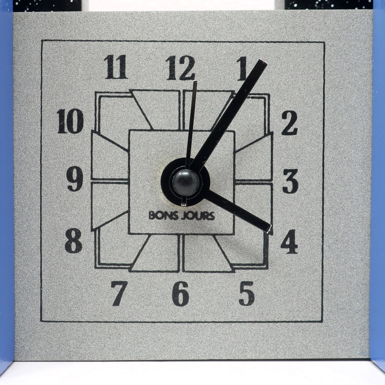 1980s French Postmodern Mantle Clock - 6
