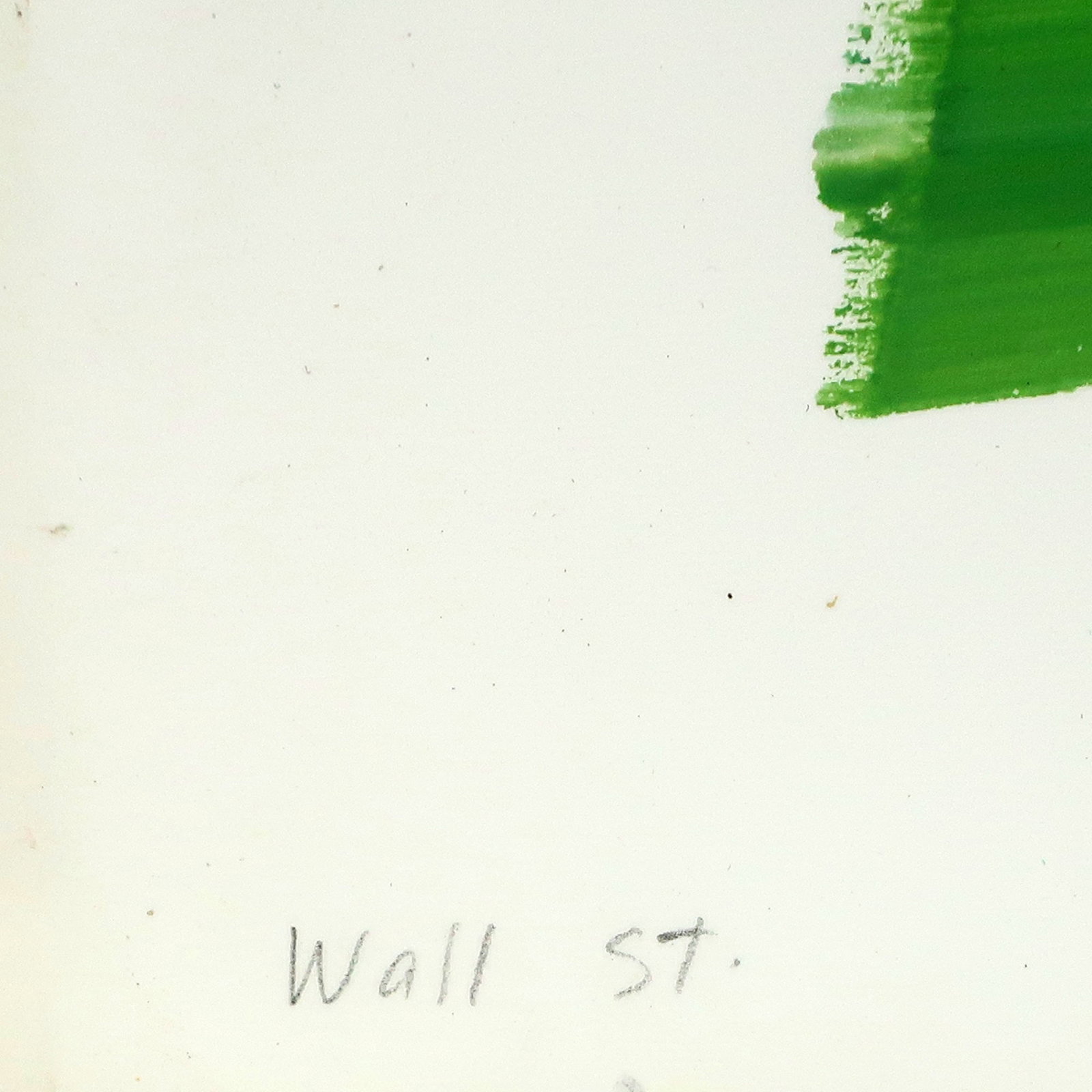 Michael Glier "Wall Street, New York, New York" Gouache on Paper (2008) - 4