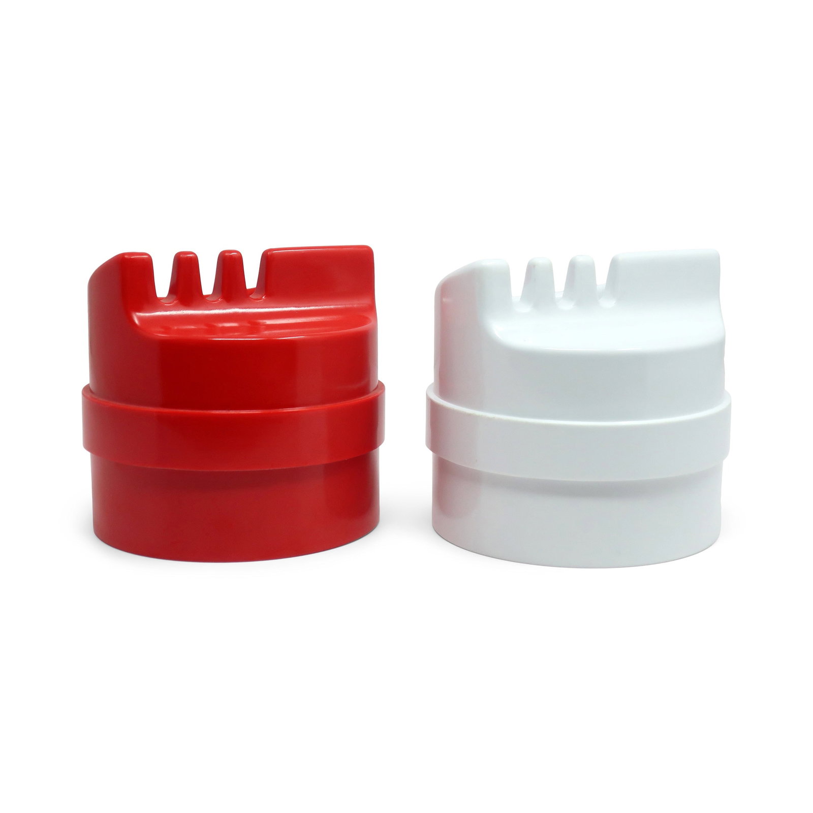Red 4630 Roto Ashtray by Joe Colombo for Kartell: Originally designed in 1970 and produced by Kartell in 1973 two years after designer Joe Colombo's death, the Kartell 4630 Roto/Rotocenere ashtray is Colombo at his finest. Red plastic construction