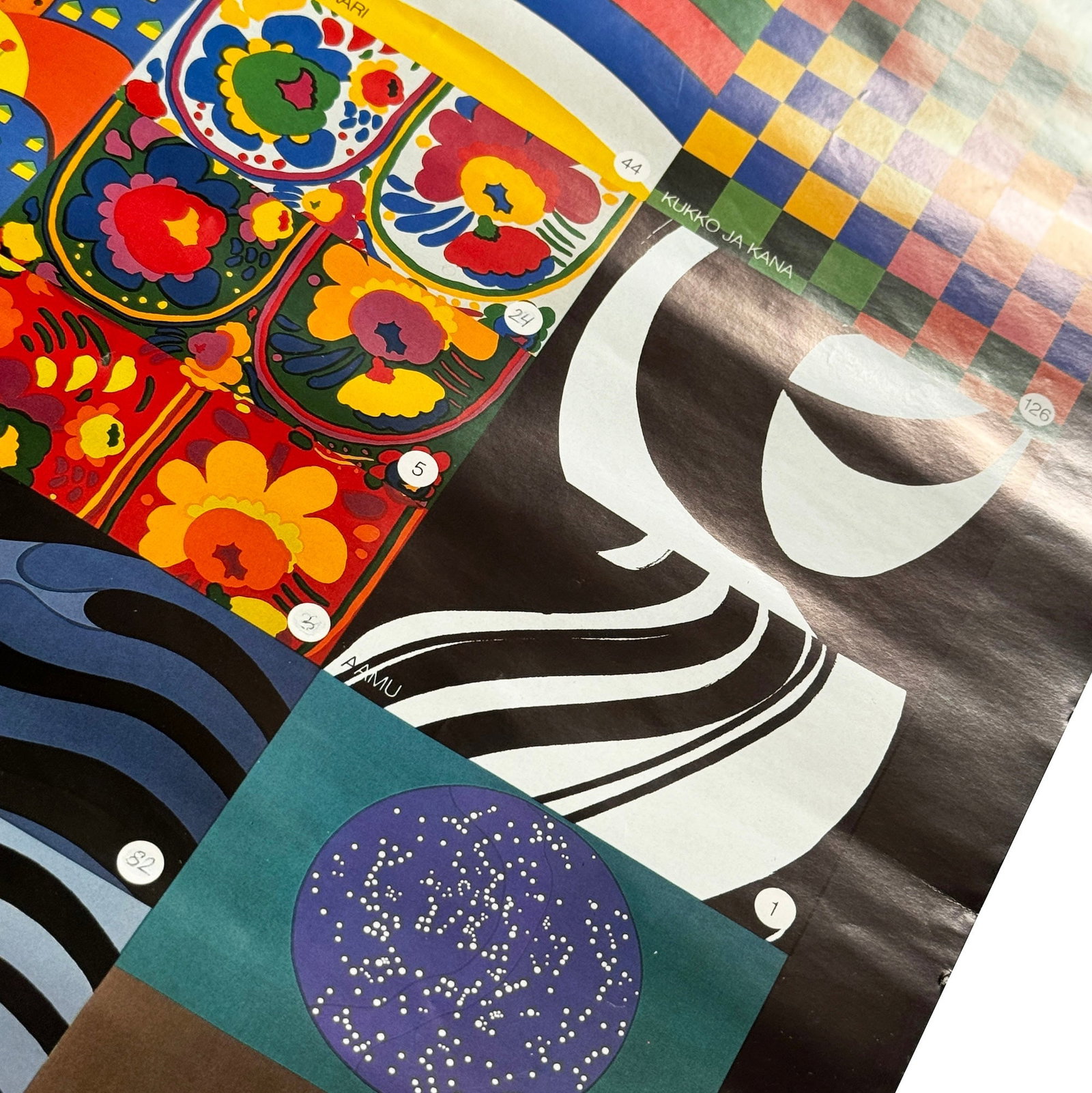 1980s Marimekko Designs Promotional Poster - 4