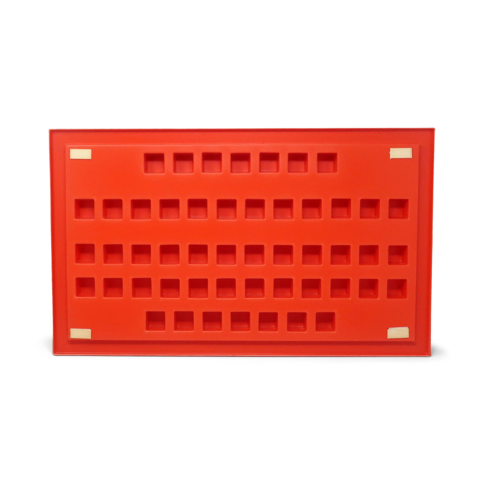 1970s Red Plastic Perpetual Calendar - 8