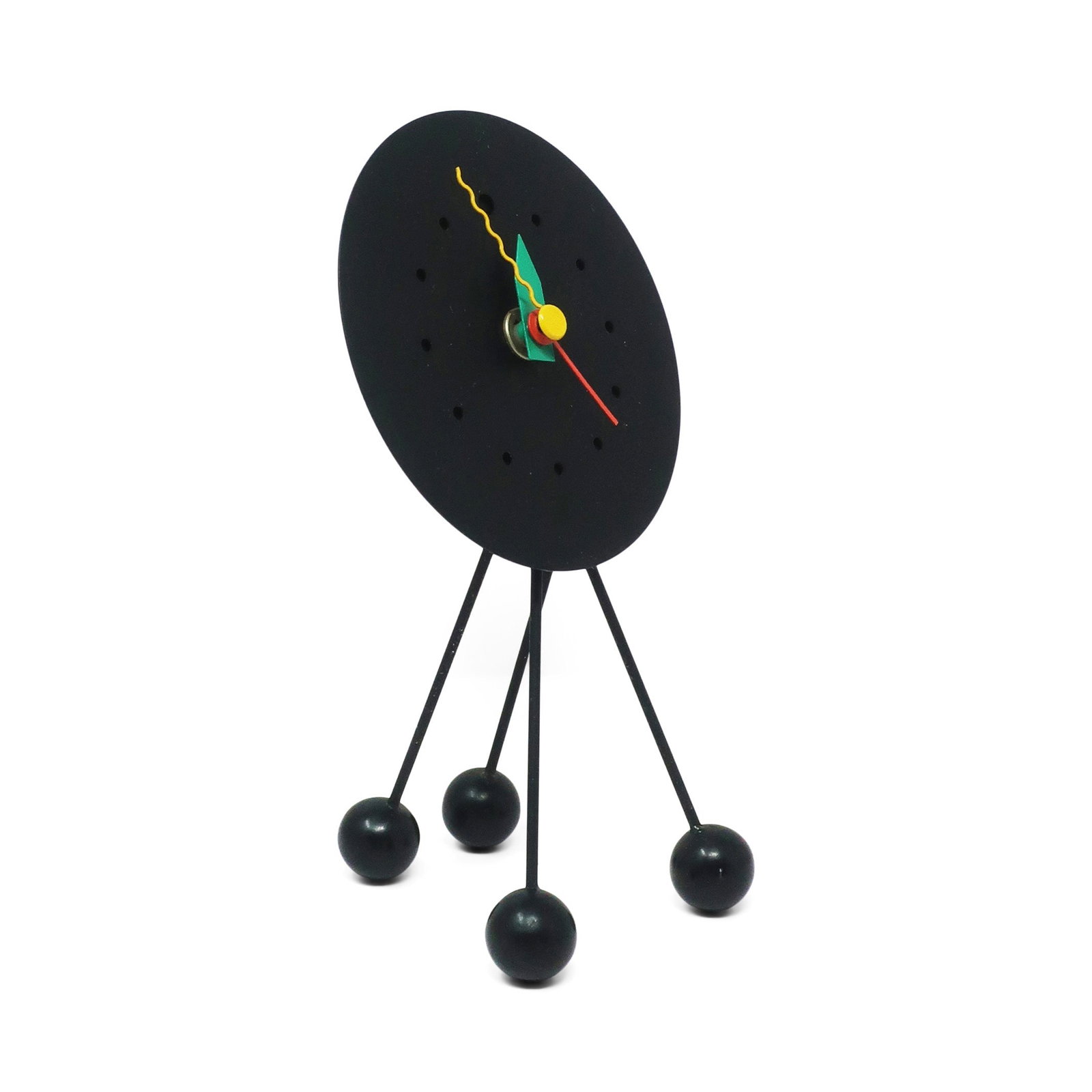 1980s Postmodern Desk Clock by Shohei Mihara for Wakita - 4
