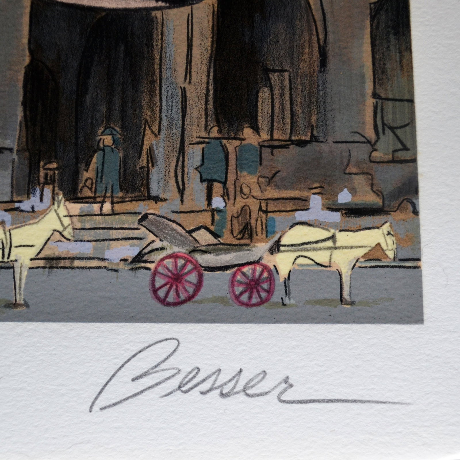 Limited Edition "Rome" Serigraph by Roy Besser - 2