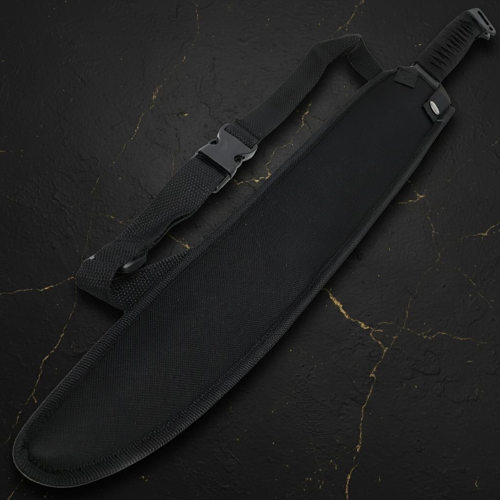 Twin Ninja Katana Sword Set 27.5" Tactical Combat Machete Fixed Blades - 2