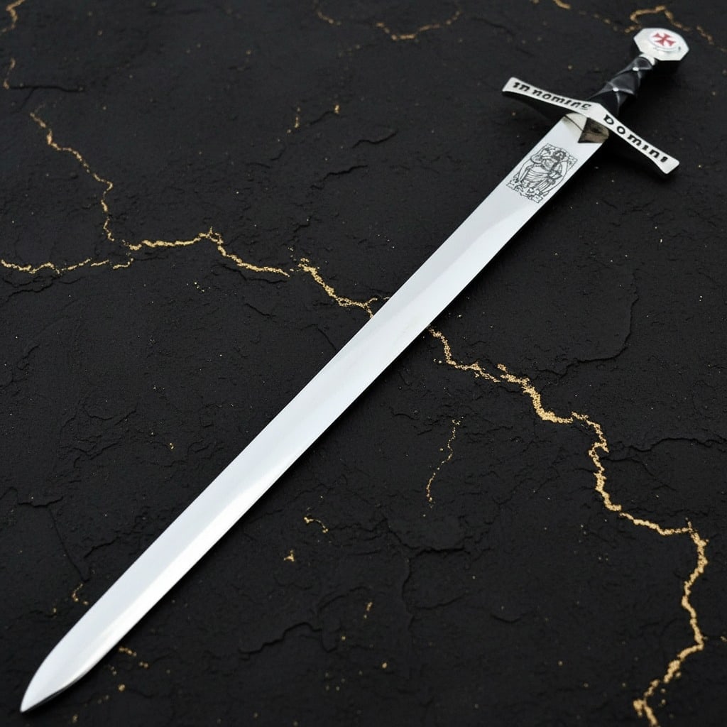Medieval Knight Sword Letter Opener, Zinc Alloy Unsharpened Desk Accessory: Title:Medieval Knight Sword Letter Opener, Zinc Alloy Unsharpened Desk Accessory Description:This collectible item features a total length of 10.5 inches and comes in its original box. * Overall