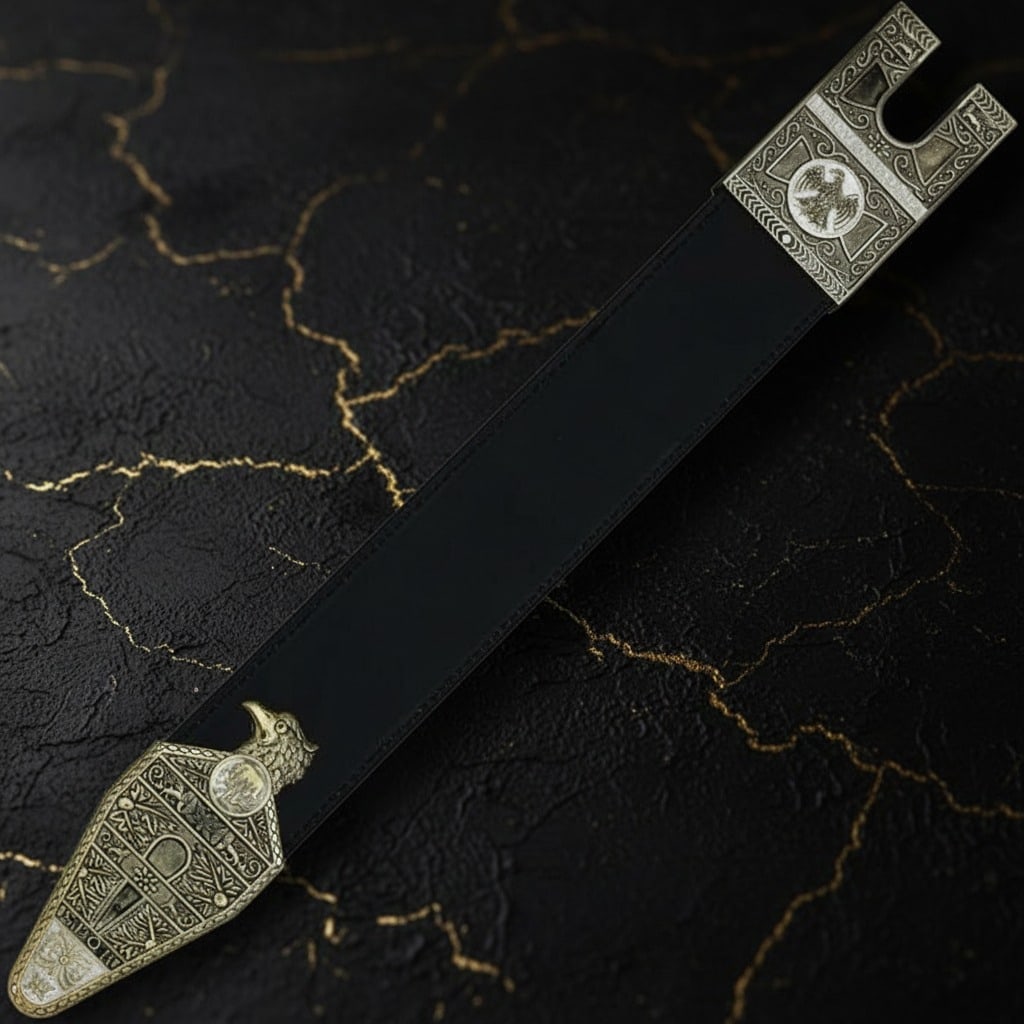 Decorative Gladiator Sword Stainless Steel Blade Wood Metal Handle Replica - 5