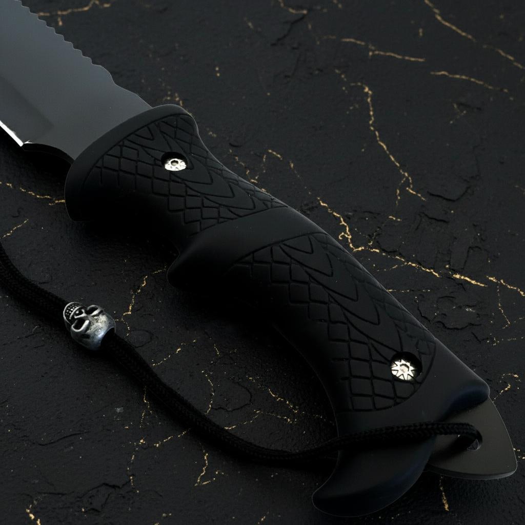 Full Tang Tactical Bowie Machete 15.5" Fixed Blade Survival Knife with Sheath - 2