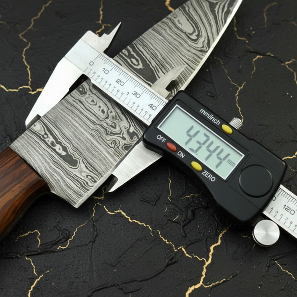 4pc Hand-Forged Damascus Steel Chef Knife Set Custom Culinary Cutlery Tools - 6