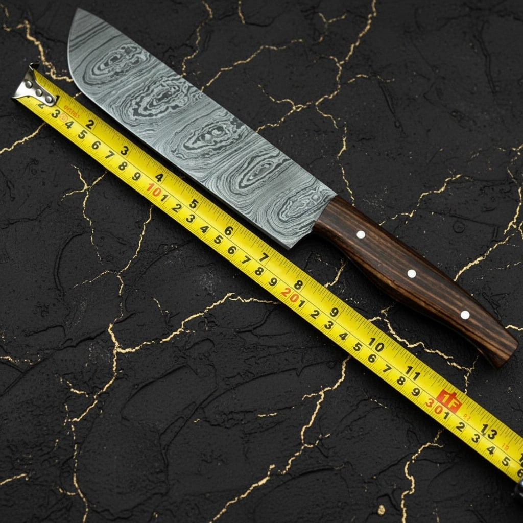 4pc Hand-Forged Damascus Steel Chef Knife Set Custom Culinary Cutlery Tools - 7