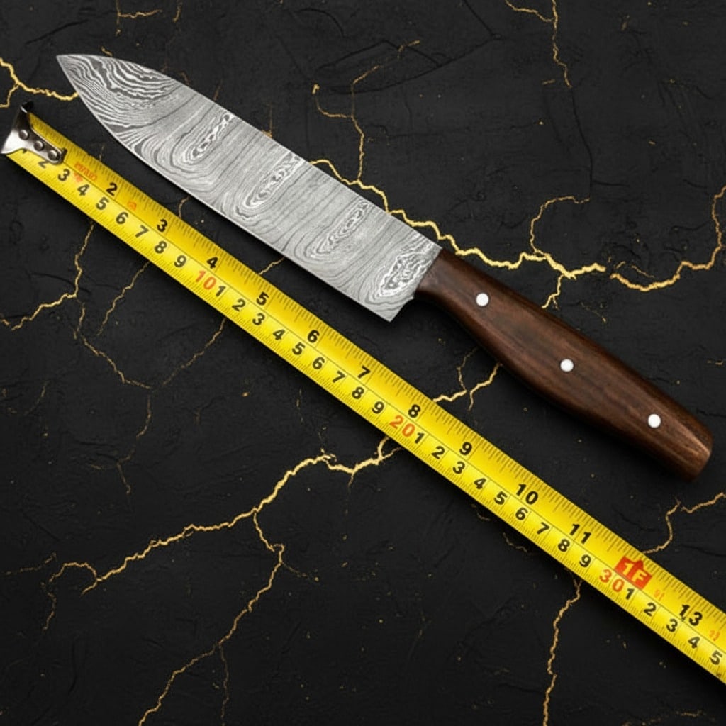 4pc Hand-Forged Damascus Steel Chef Knife Set Custom Culinary Cutlery Tools - 8