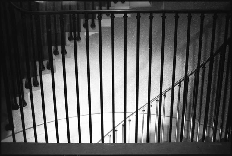 Staircase Railings, The American Monument, Ardennes, France 2018 Photograph (1 of 3)