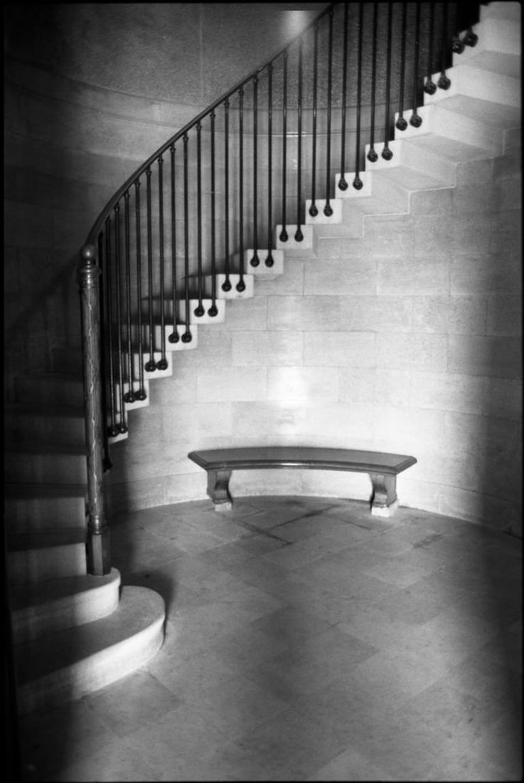 Staircase, The American Monument, Ardennes, France Photograph (1 of 3)