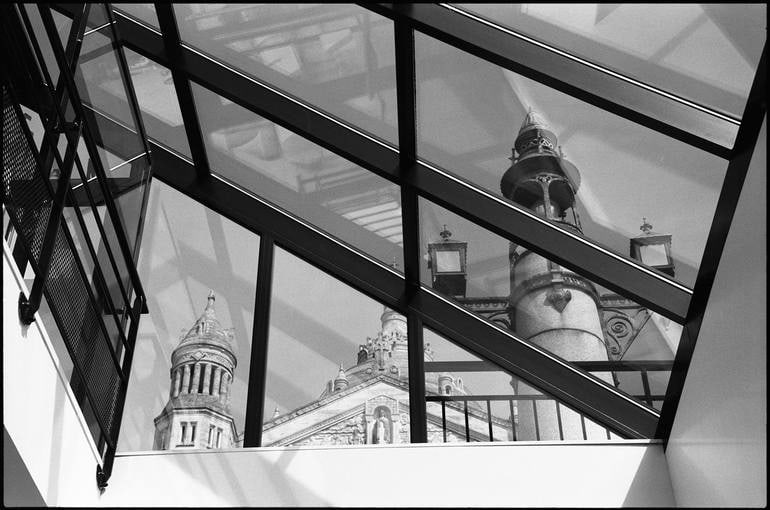 View Of Basillica From Lisieux - Silver Gelatin Photograph: Title: View Of Basillica From Lisieux - Silver Gelatin Photograph Dimensions: 20 x 16 in Medium: View of Basillica from Lisieux - Silver Gelatin Photograph - Limited Edition of 10 Paul Cooklin United 