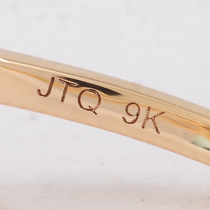 1.84 Ct Pear Tourmaline 9K Gold Ring - 5