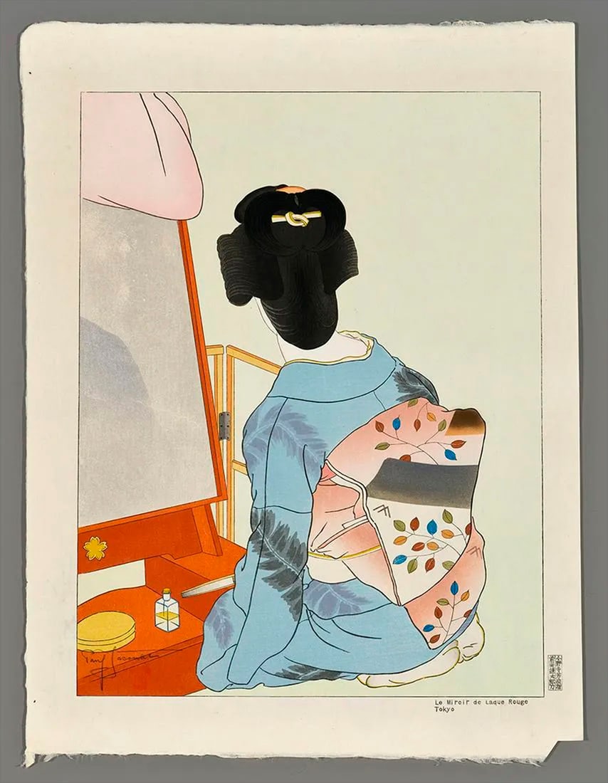 JACOULET, Paul (1902-1960): Le Miroir de Lacque Rouge, Tokyo (1 of 1)