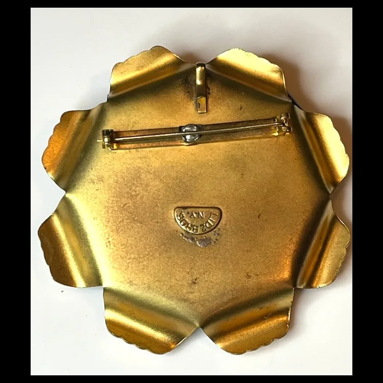 Vintage LIDZ BROS NY Oversized Bug/Fly Brooch. - 6