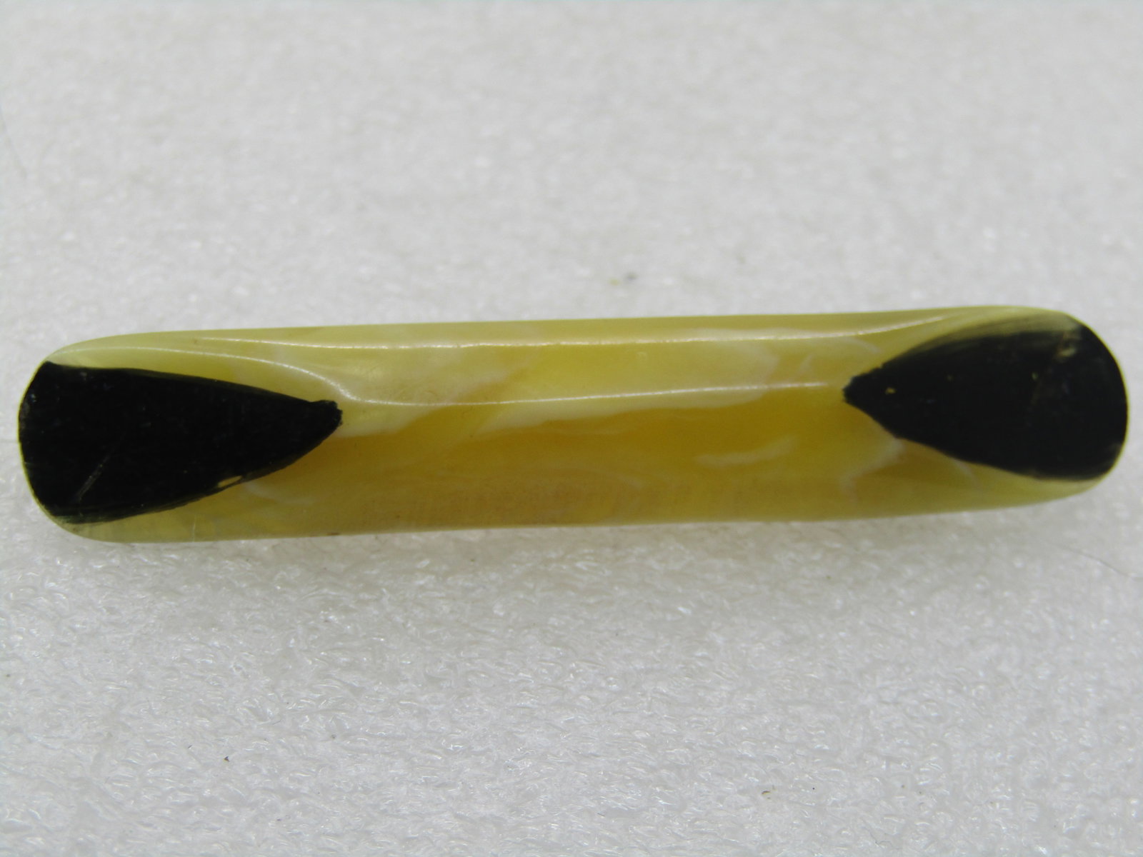 Vintage 1920's-1930's Black & White Celluloid Brooh, 2", Unisex - 6