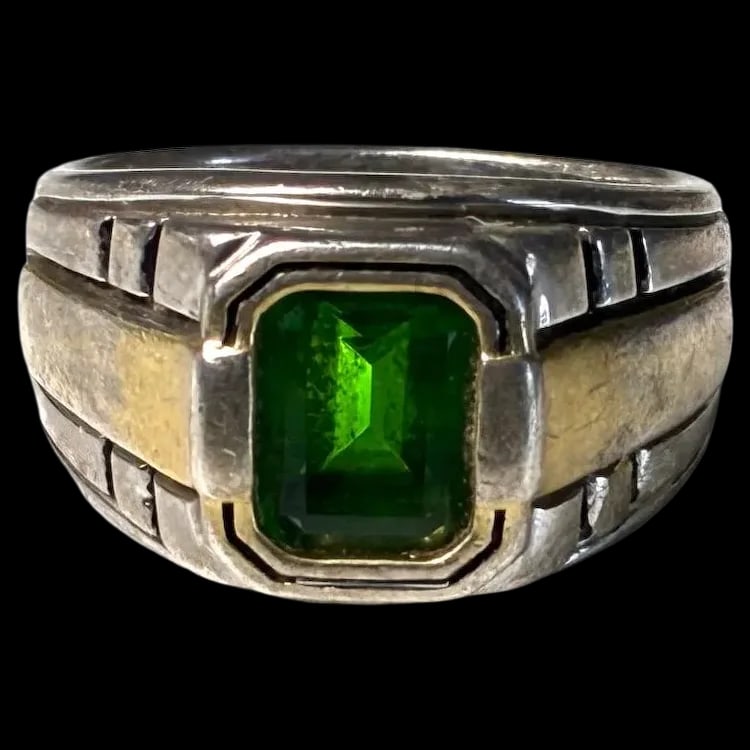 Estate Signet Ring BGE Sterling Silver (1 of 6)