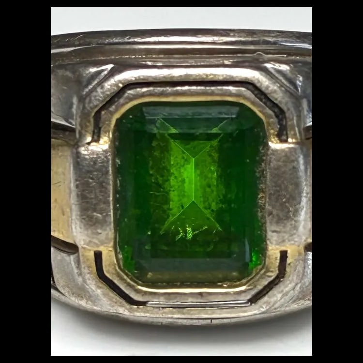 Estate Signet Ring BGE Sterling Silver - 3