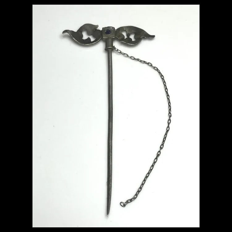 Vintage Sterling Silver Sword Stickpin - 10