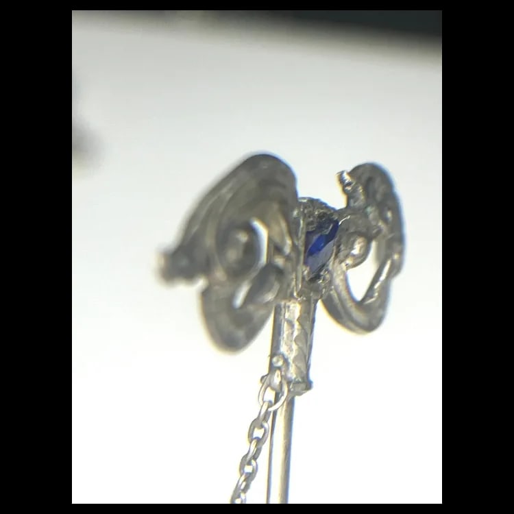 Vintage Sterling Silver Sword Stickpin - 11