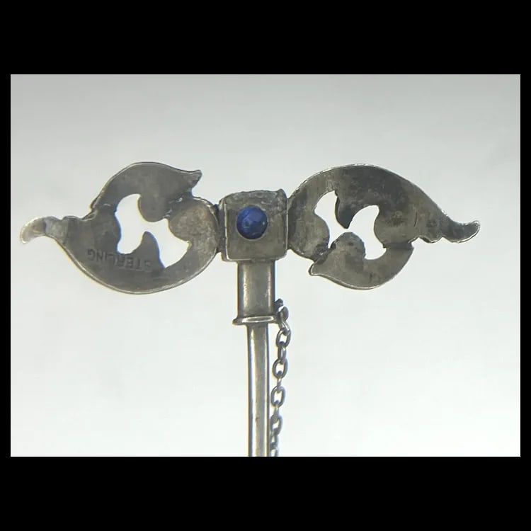 Vintage Sterling Silver Sword Stickpin - 14