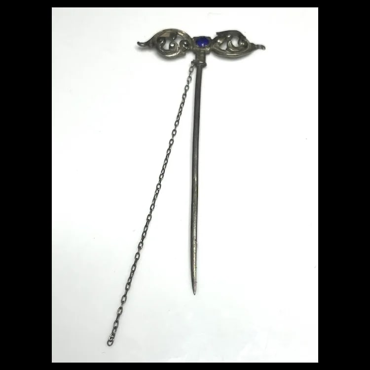 Vintage Sterling Silver Sword Stickpin - 2