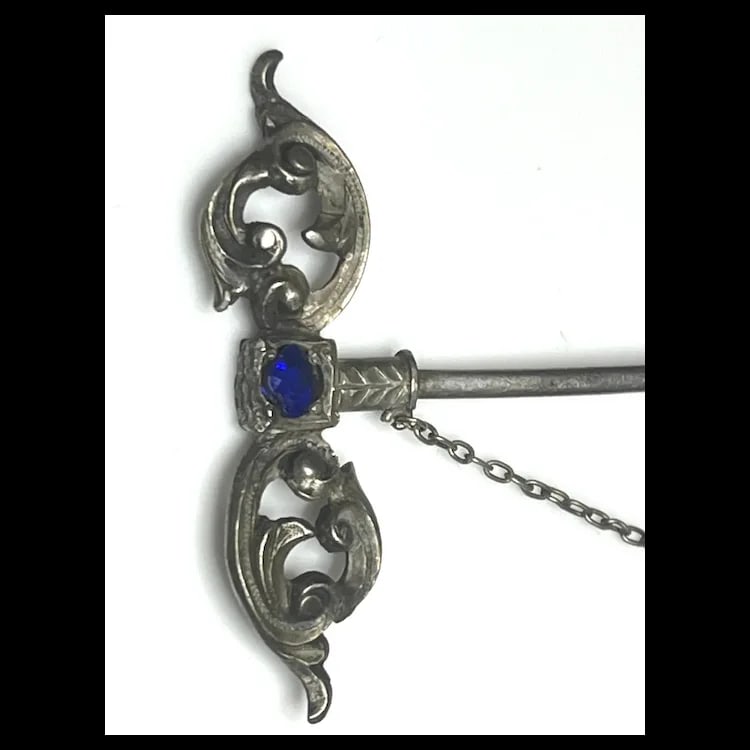 Vintage Sterling Silver Sword Stickpin - 5