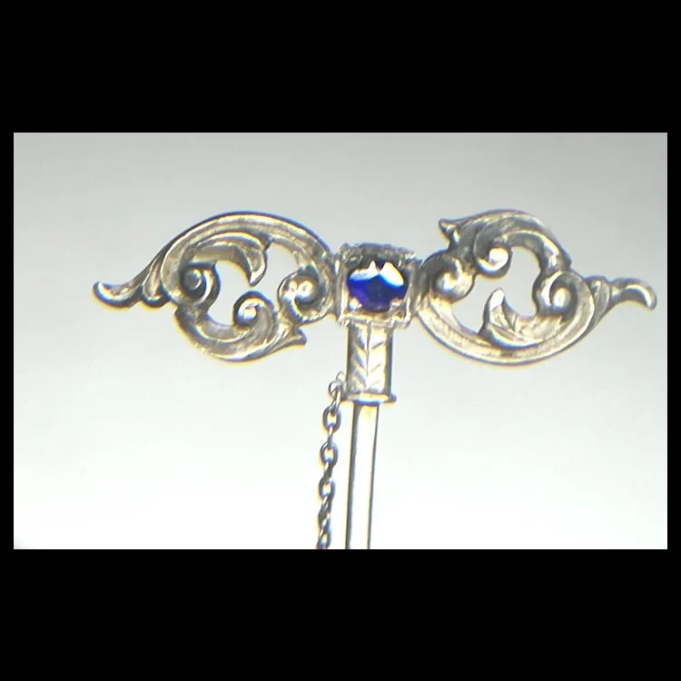Vintage Sterling Silver Sword Stickpin - 7