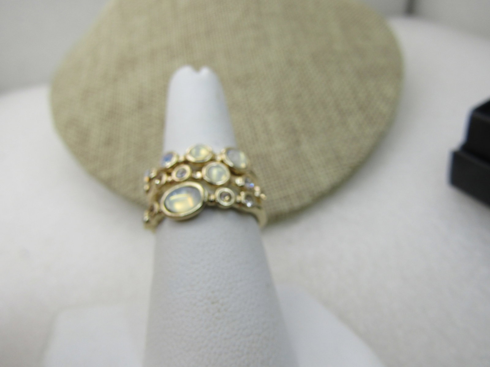 Avon Opalescent Stacking Ring Set Sz 6, In Original Box, New - 3