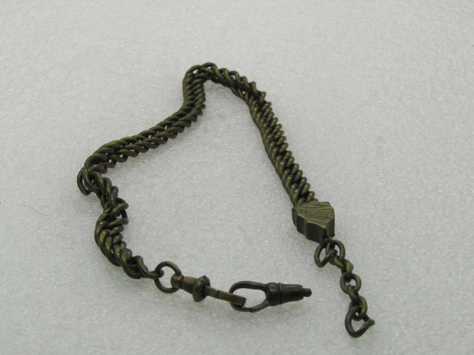 Vintage 7mm Watch Chain, 12", Brass - 2