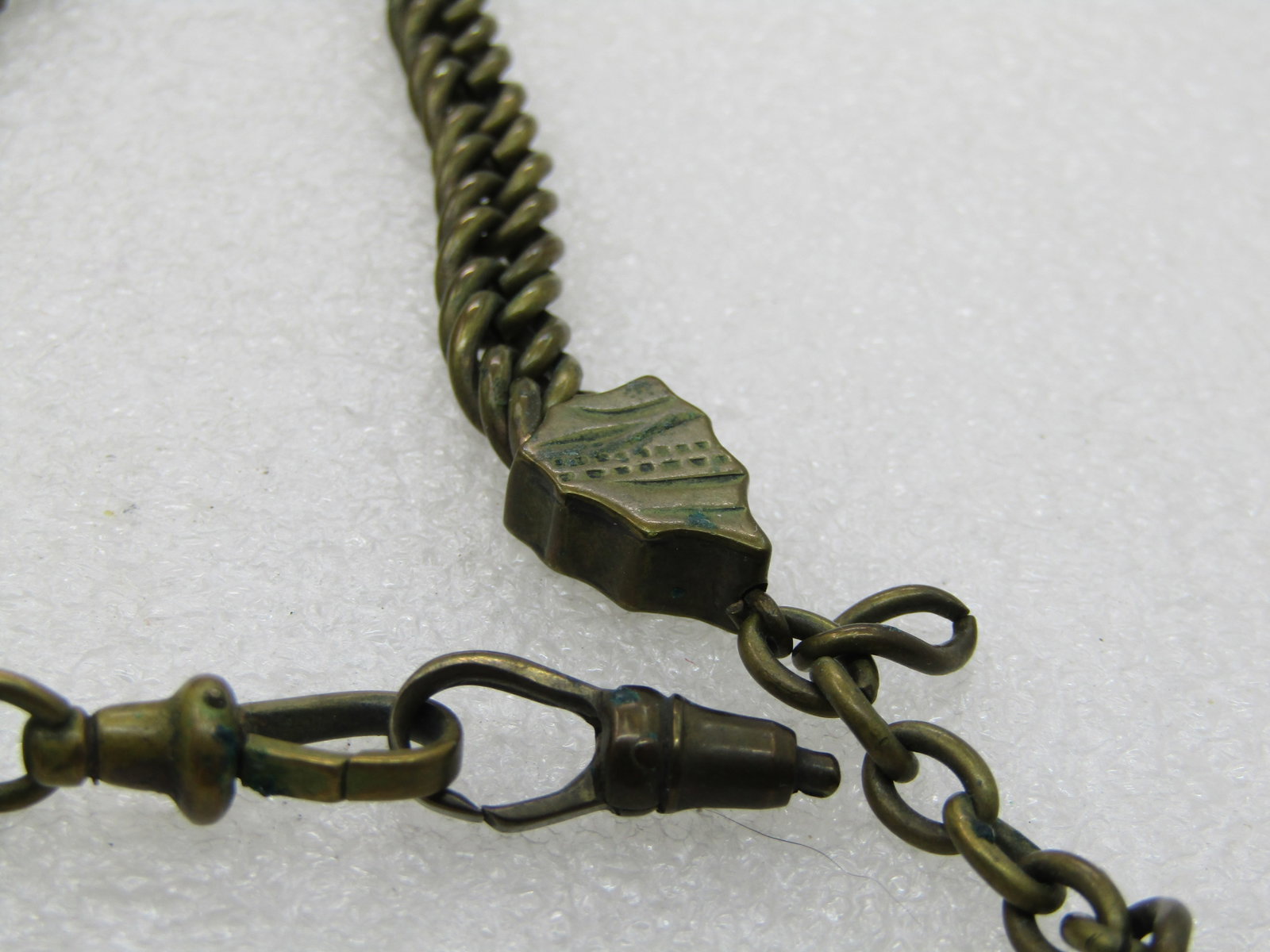Vintage 7mm Watch Chain, 12", Brass - 4