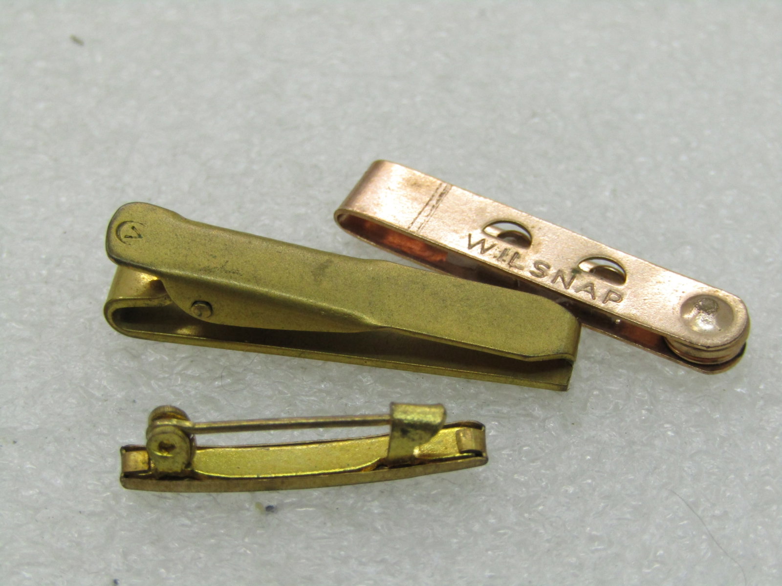 Vintage Lingerie Clips, Gold Tone & Rose Tone, 1920's-1940's - 6