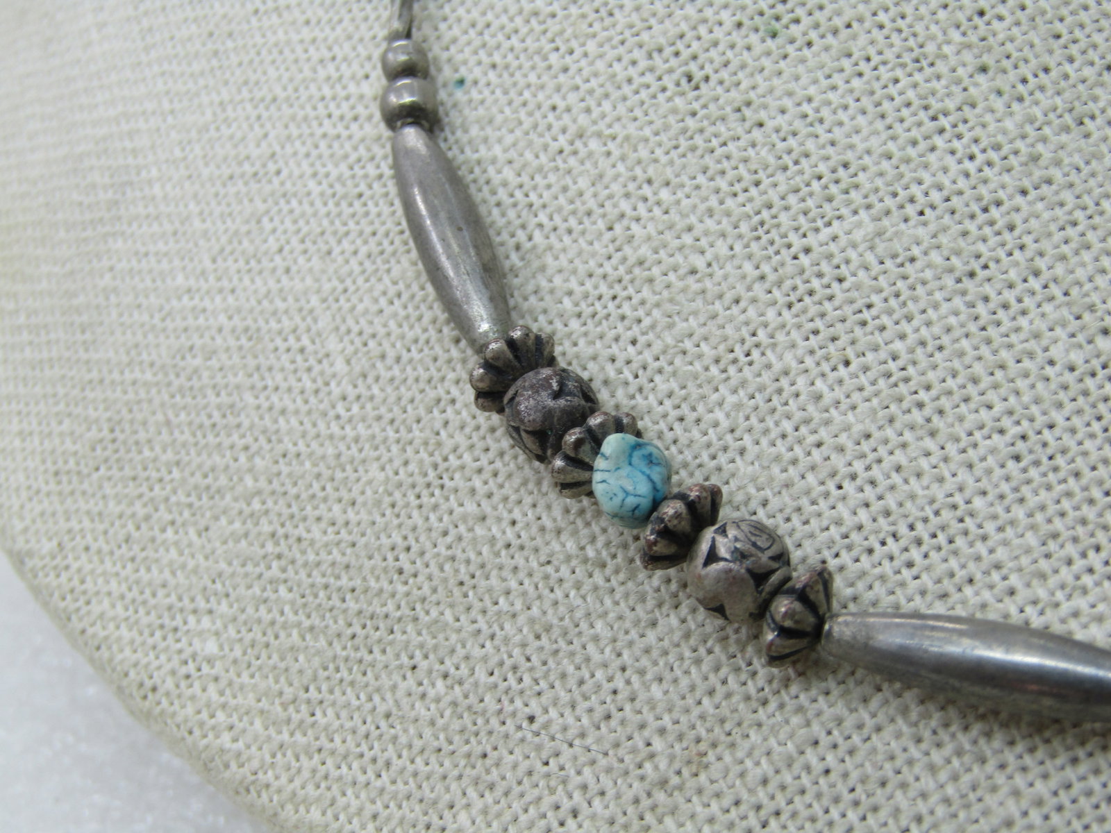 Vintage Southestern Turquoise & Beaded Necklace, 20" - 5